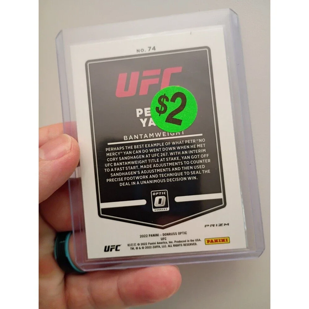 2022 Panini Donruss Optic Blue Hyper Lot, Murphy, Yan, Volk, Ferguson UFC Lot